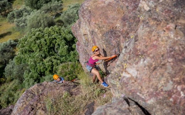 Ascendiendo con las cuerdas